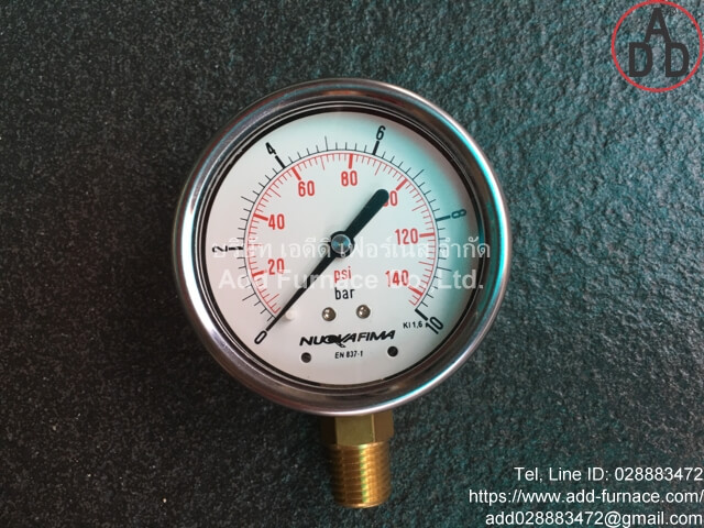 0~10Bar(0~145Psi) Nuova Fima Pressure Gauge(1)